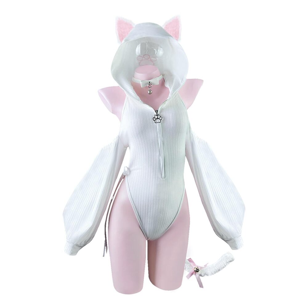 1320 Sexy Cat Maid Outfit Lingerie Set Kitten Cat Claw Cosplay Sexy Sweater